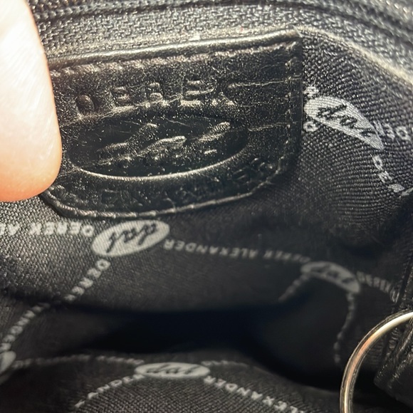 DEREK ALEXANDER Black leather crossbody bag - Picture 13 of 16